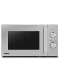 Toshiba Mikrowelle "MW2-MM20PF(SL)", silber, B:35,7cm H:25,9cm T:25,9cm, Mikrowellen, Mikrowelle