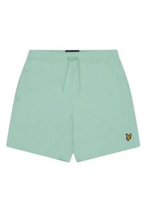 Lyle & Scott-logo met turquoise schaduw-zwemshorts