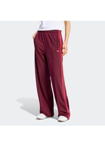 Sporthose adidas originals "FIREBIRD, LOCKER GESCHNITTEN", Damen, Gr. XS, N-Gr, maroon, power pink, normal, gr., Obermaterial: 100% Polyester, Hosen Sporthose, Firebird Loose Sporthose, l&auml;ssig geschnitten