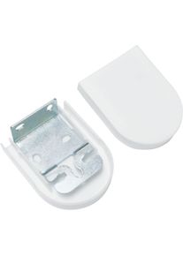 Sichtschutzbefestigungen Zubeh&ouml;r-Set Gardinia "Rollotr&auml;ger" Gr. 1, wei&szlig;, Blacklist, Kunststoff, Sichtschutzbefestigungen, Sichtschutzbefestigungen Zubeh&ouml;r-Set, f&uuml;r Mittel- und Seitenzugrollos bis 202 cm Breite