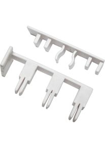 Gardinenstangen-Endst&uuml;ck Gardinia "mit Ausklinkung 3-l&auml;ufig" Gr. 1, wei&szlig;, 1 Stk., Gardinenstangenendst&uuml;cke, Gardinenstangen-Endst&uuml;ck, Serie Fl&auml;chenvorhang-Technik Atlanta 3-l&auml;ufig
