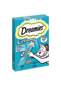 Dreamies Snack Cr&eacute;meux Adulte Saumon 44x10 g