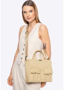 Wittchen Dames Katoenmix Tas Beige Katoen