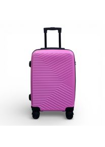 Roze harde schelpcabine 48 x 37 x 20 cm Veilige bagagekoffer