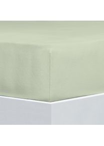 Bettlaken Florella "Flausch-Flanell, 100% Baumwolle", gr&uuml;n (pastell gr&uuml;n), B:100cm L:200cm, Flanell, Obermaterial: 100% Baumwolle CO., Bettlaken, Bettlaken
