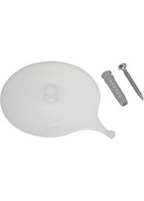 Deckentr&auml;ger f&uuml;r Sichtschutz Gardinia "inkl. Befestigungsmaterial", wei&szlig;, 3 l&auml;ufig, Kunststoff, Sichtschutzbefestigungen, Deckentr&auml;ger f&uuml;r Sichtschutz, Serie Aluminium-Vorhangschiene