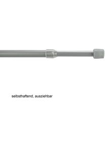 Scheibenstange Liedeco "Pin-Soft" Gr. 3, silber (mattsilberfarben), &Oslash;:12mm, Kunststoff, Metall, Gardinenstangen, Scheibenstange