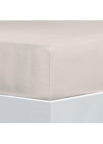 Bettlaken Florella "Flausch-Flanell, 100% Baumwolle", beige (kies), B:100cm L:200cm, Flanell, Obermaterial: 100% Baumwolle CO., Bettlaken, Bettlaken