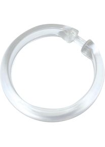 Gardinenring Gardinia "offen Kunststoff", transparent, B:1cm &Oslash;:4,8cm, Kunststoff, Gardinenbefestigungen, Gardinenring, Serie Spannstange &Oslash; 48 mm, Topseller