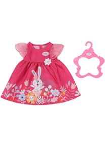Puppenkleidung Baby Born "Kleid Bl&uuml;mchen, 43 cm", rosa (rosa, pink), Puppenkleidung, Baby, Puppenkleidung, mit Kleiderb&uuml;gel
