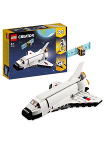 Konstruktionsspielsteine Lego "Spaceshuttle (31134), Lego Creator 3in1", bunt, Spielbausteine, Kinder, Kunststoff, Konstruktionsspielsteine