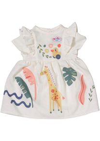 Puppenkleidung Baby Born "Kleid Giraffe, 43 cm", bunt, Puppenkleidung, Baby, Puppenkleidung, mit Kleiderb&uuml;gel