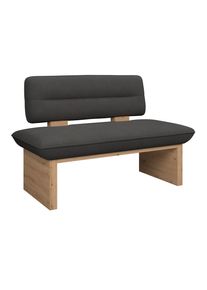 James Wood , Anthrazit , Textil, Holzwerkstoff , 120x87x67 cm , Esszimmer, B&auml;nke, Polsterb&auml;nke