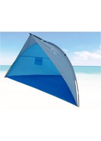 Strandmuschel EXPLORER "Reise-Strandmuschel", blau, Zelte, B/H/L: 125cm x 125cm x 240cm, Strandmuschel, B:125cm H:125cm L:240cm