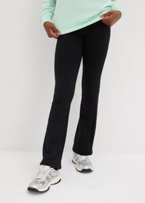 bonprix Colanți termo bootcut (set/2 buc.), negru, 128/134