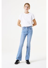 Bootcut-Jeans Garcia "Rianna", M&auml;dchen, Gr. 152, N-Gr, blau (light blau used), Denim/Jeans, Obermaterial: 99% Baumwolle, 1% Elasthan, slim fit, Jeans Bootcut-Jeans, for GIRLS