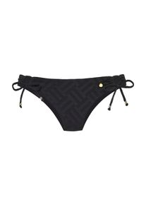 Bikini-Hose Lascana "Harper", Damen, Gr. 36, N-Gr, schwarz, Recycling-Polyester, Strukturmuster, gemustert, Badehosen Bikini-Hose, aus eleganter Strukturware