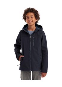 Softshelljacke Killtec "Jungen Softshelljacke", Jungen, Gr. 176, blau (navy), Oberseite: 100% Polyester.R&uuml;ckseite: 100% Polyester.Futter: 100% Polyester, Jacken Softshelljacke, Wasserabweisende Softshelljacke mit Fleece und verstellbaren Details
