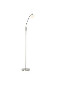 Brilliant Tischleuchte "Philo", wei&szlig; (eisen, wei&szlig;), 1, &Oslash; 22,5cm H: 140cm, 1 Stk., Leuchten, LED Stehlampe 1flg, Metall, Tischleuchte