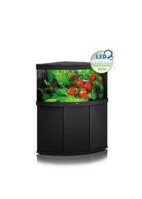 JUWEL Komplett Eck-Aquarium Trigon 350 LED mit Unterschrank SBX schwarz