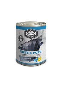 MOON Ranger Ente & Pute mit S&uuml;&szlig;kartoffeln Hunde-Nassfutter getreidefrei 6x800g