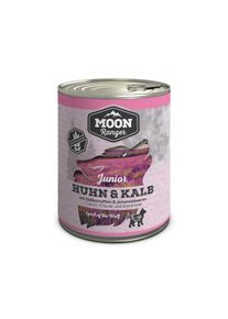 MOON Ranger Junior Huhn & Kalb Hunde-Nassfutter getreidefrei 6x800g