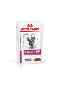 Royal Canin Veterinary RENAL RIND Nassfutter f&uuml;r Katzen 48x85g