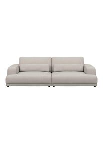 Luca Bessoni , Perlmutt , Textil , Uni , 260x77x111 cm , Stoffauswahl, R&uuml;cken echt , Wohnzimmer, Sofas & Couches, Sofas, Big Sofas