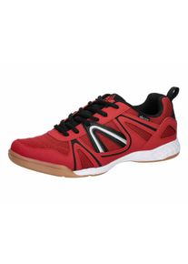 Hallenschuh Lico "Sportschuh Fit Indoor", Herren, Gr. 43, rot, Synthetik, Schuhe Hallenschuh