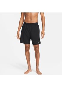 Laufshorts Nike "M NK DF CHALLENGER 72IN1 SHORT", Herren, Gr. XXL, N-Gr, schwarz (schwarz, schwarz, schwarz, reflective silv), Obermaterial: 100% Polyester, Hosen Laufshorts