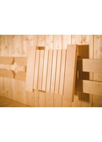Sauna-R&uuml;ckenlehne Weka, beige (natur), B:46cm H:35cm, Massivholz, R&uuml;ckenlehnen, Sauna-R&uuml;ckenlehne, BxH: 46x35 cm, verschiebbar
