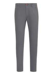 Chinohose Blend "Chinohose BHKainz", Herren, Gr. 36, L&auml;nge 32, grau (ebony grau), Obermaterial: 98% Baumwolle CO. 2% Elasthan EL., Hosen Chinohose