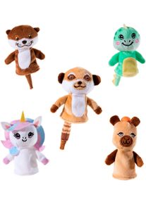 Fingerpuppe Heunec, bunt, Puppen, KinderB:6cm, Fingerpuppe, B:6cm