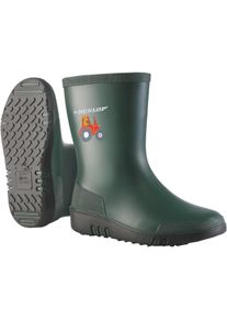 Gummistiefel Dunlop "Mini", Jungen, Gr. 25, gr&uuml;n, Obermaterial: 100% PVC PVC., Schuhe Gummistiefel