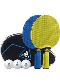 Tischtennisschl&auml;ger Joola "VIVID Outdoor", bunt (schwarz, blau, gr&uuml;n), Tischtennisschl&auml;ger, KinderB:165mm L:280mm T:45mm, Tischtennisschl&auml;ger, B:165mm L:280mm T:45mm