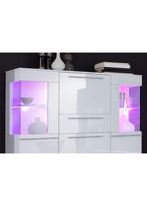 LED Glaskantenbeleuchtung Home Affaire, bunt, L:6,3cm, Leuchten, LED Glaskantenbeleuchtung