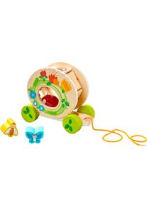 Nachziehspielzeug Haba "Blumenwiese", bunt, Nachziehspielzeug, BabyB:18cm H:10,5cm, Holz, Nachziehspielzeug, B:18cm H:10,5cm