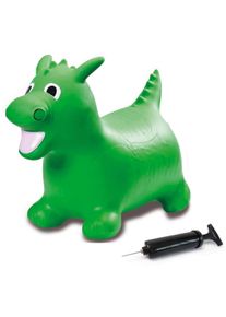 H&uuml;pftier Jamara "Drache", gr&uuml;n, H&uuml;pfspielzeug, BabyB:57cm H:45cm T:28cm, Kunststoff, H&uuml;pftier, inkl. Luftpumpe, B:57cm H:45cm T:28cm
