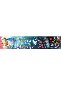 Puzzle HAPE "Leben im Ozean", bunt, Puzzles, KinderB:150cm T:30cm, Papier, Pappe, Puzzle, leuchtet im Dunkeln, B:150cm T:30cm