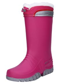 Gummistiefel Spirale "Yve", M&auml;dchen, Gr. 32, gr&uuml;n (rosa), Obermaterial: 100% Polyester PES., Schuhe Gummistiefel