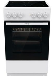 Gorenje Elektro-Standherd "GEC5A21WG", Energieeffizienz: A, wei&szlig;, Herdsets, Elektro-Standherd