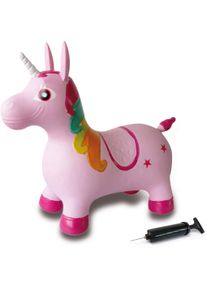 H&uuml;pftier Jamara "Einhorn", rosa, H&uuml;pfspielzeug, BabyB:60cm H:52cm T:30cm, H&uuml;pftier, inkl. Luftpumpe, B:60cm H:52cm T:30cm