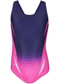 Badeanzug AQUARTI "Badeanzug M&auml;dchen Badeanzug Chlorresistent Muscleback Wassersport", Kinder, Gr. 158, N-Gr, rosa (ep2274a3 rosa), Obermaterial: 100% Polyester PES., Badeanz&uuml;ge Badeanzug