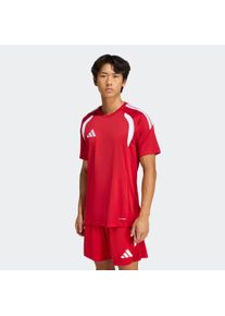 Fu&szlig;balltrikot adidas Performance "TIRO26L JSY M", Herren, Gr. S, team power rot 2, wei&szlig;, Obermaterial: 100% Polyester, Rundhals, Trikots Fu&szlig;balltrikot
