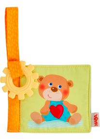 Greifspielzeug Haba "Buggybuch Erste W&ouml;rter", bunt, Greifspielzeug, Baby, Baumwolle, Polyester, Greifspielzeug, mit Bei&szlig;element