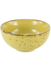 Tapas-Schale Creatable "NATURE COLLECTION", gelb (curry), &Oslash;:8cm, Steinzeug, Sch&uuml;sseln, Tapas-Schale, Snackschale, Dipschale, Servierschale, &Oslash; 8 cm