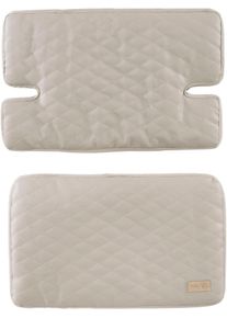 Sitzverkleinerer Roba "Greyish gesteppt", beige (grauish), B:42cm T:28cm, Polyester, Kinder-Sitzauflagen, Sitzverkleinerer, passend zu den Hochst&uuml;hlen 'Nature Up'