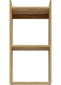 H&auml;ngeregal FORTE, braun (mauvella eiche), B:34cm H:67,9cm T:33,3cm, Holzwerkstoff, Regale, H&auml;ngeregal