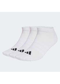 Funktionssocken adidas Performance "C ESS LOW 3P", Damen, Gr. XXL (49/51), wei&szlig;, wei&szlig;, schwarz, Obermaterial: 60% Baumwolle, 37% Polyester, 2% Elasthan, 1% Polyamid, Socken Funktionssocken
