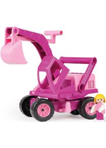 Spielzeug-Bagger LENA "Prinzessin von Hohenzollern, Princess", rosa (rosa, pink), Spielzeugfahrzeuge, KinderB:14cm H:19cm T:35cm, Kunststoff, Spielzeug-Bagger, Made in Europe, B:14cm H:19cm T:35cm